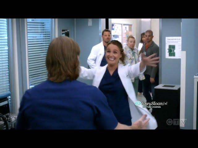 Grey's Anatomy 15x04 Jo and Dr Link Know Each Other from the Past - Happy Reunion