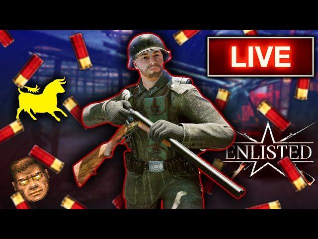 Играю только с ДРОБОВИКАМИ в Enlisted! Тунис, Москва, Сталинград!   ENLISTED STREAM