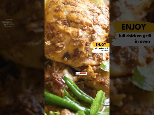 Part 3 grilled chicken #aminaskitchen #food #recipe