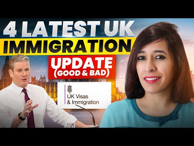 4 Latest UK Immigration Updates Of 2024 | Good & Bad | UK Job Assistance Service