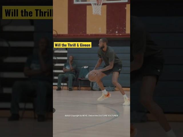 Thrill & Giveon. Don’t Overthink It. @willthethrillb5 . #8Eye #NBA #basketball #giveon