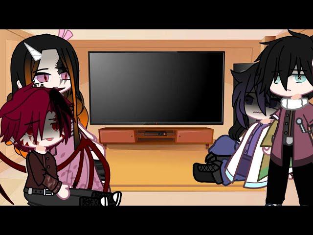 DT Nezuko(FULL FORM) and a few other people react-  (MY AU) (READ DESC) (PART I)