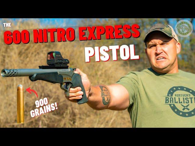 The 600 Nitro Express Pistol (The Most Ridiculous Pistol Ever Made !!!)