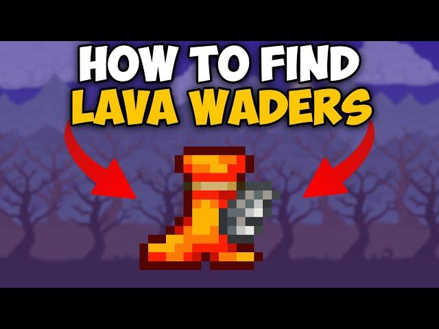 Terraria How To Get Lava Waders | Terraria Lava Waders 1.4.4.9