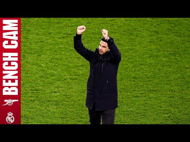 All the pitchside celebrations in N5! | BENCH CAM | Arsenal vs Real Madrid (3-0) | Champions League