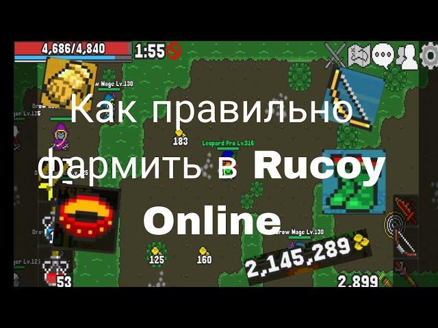 Как правильно фармить в Rucoy Online