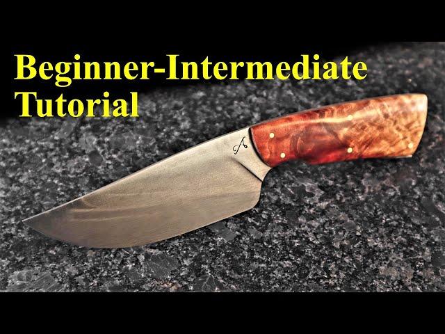 The art of freehanding a custom knife - The Bob Ross approach in knifemaking