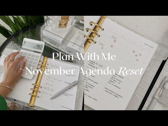 November Reset #PlanWithMe | MadyPlans