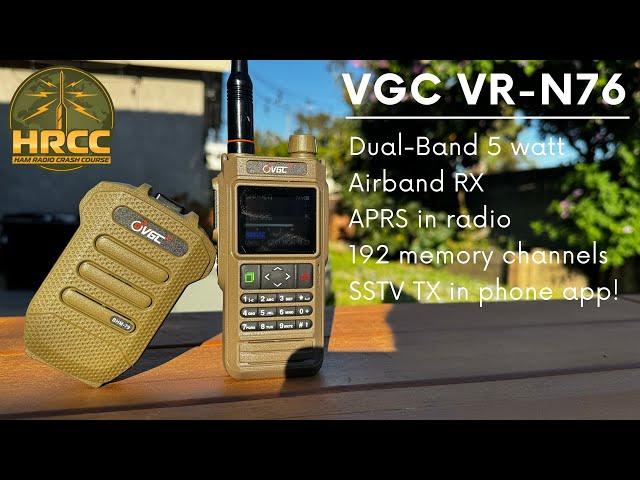 Best Mid-Priced Ham Radio Handheld? VGC VR-N76 (APRS & SSTV!)