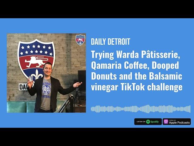 Trying Warda Pâtisserie, Qamaria Coffee, Dooped Donuts + the Balsamic vinegar soda TikTok challenge