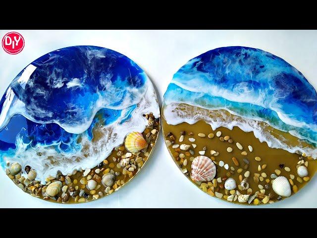 Resin Art /Резин Арт море из эпоксидной смолы.