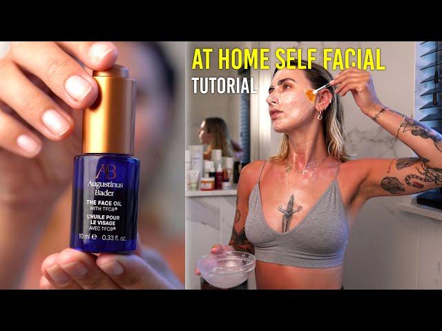 The Most Relaxing Luxury Home Facial Tutorial Ever