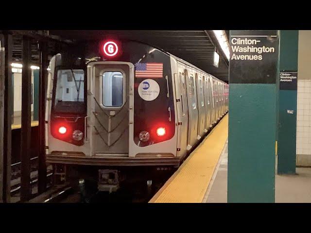 NYC Subway: First-Day R160B "G" Train at Clinton–Washington Avenues