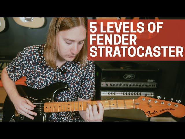 5 Levels of Fender Stratocaster (You can’t find these on Sweetwater)