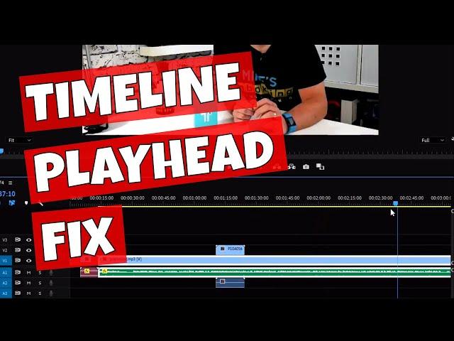 Adobe Premiere Pro Timeline Play Head Stuck Glitch Fix