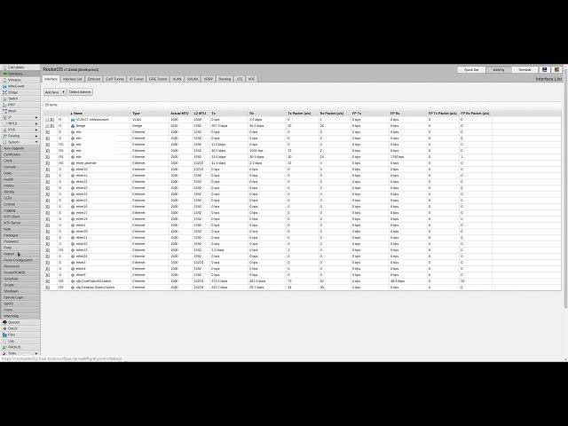 How to reboot MikroTik RouterOS using the web interface (WebFig)