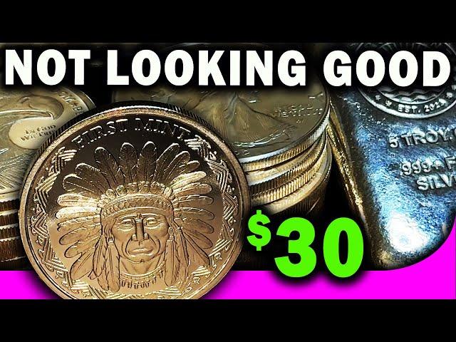 Can Silver Hold On To $30? NOT Looking Good!