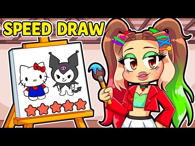 Playing Roblox SPEED DRAW, But I'm SICK..