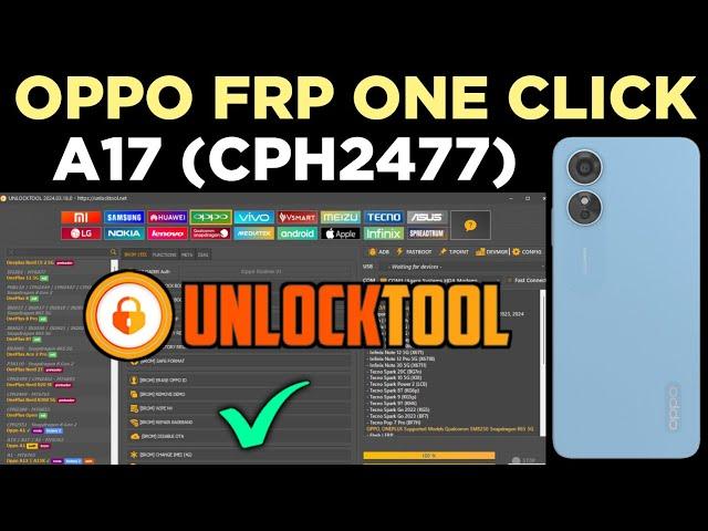 Oppo A17 Frp Unlock Tool | Oppo A17 Frp Bypass Unlock Tool 2025