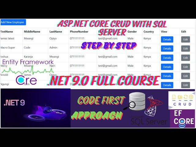 Complete ASP.NET Core MVC Course for Beginners (.NET 9). From Zero to Hero. Beginners to Experts