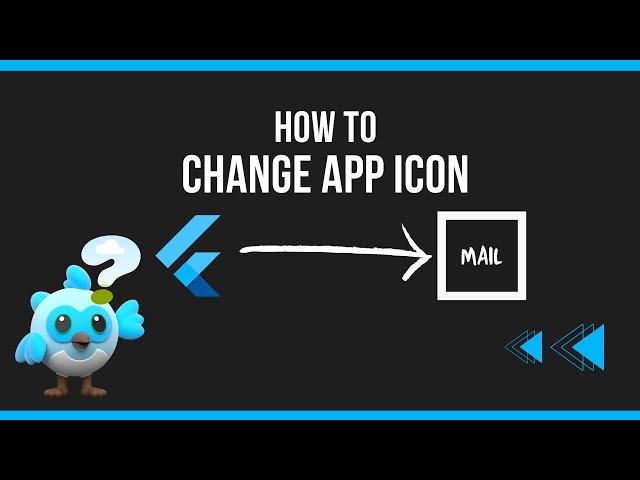 Simple How to Change App Icon in Flutter in MacOS iOS Windows Android