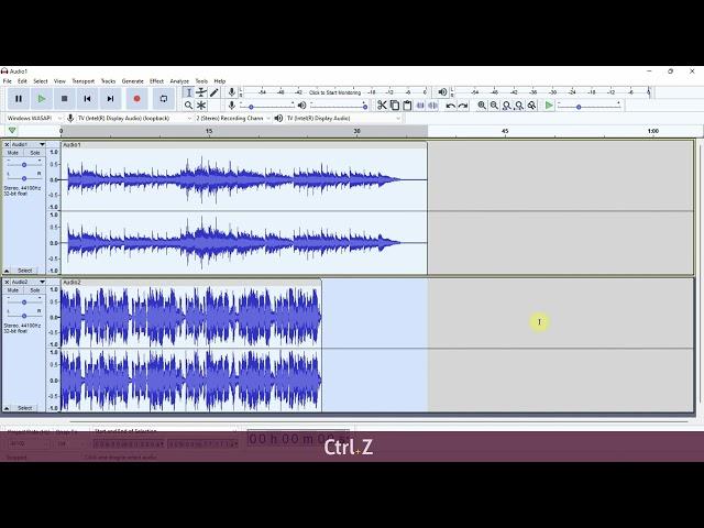  2 Ways to Merge Two Audio Files Into One in Audacity - Combine Multiple Tracks into One