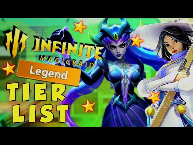 Infinite Magicraid | LEGENDARIES | Tier List