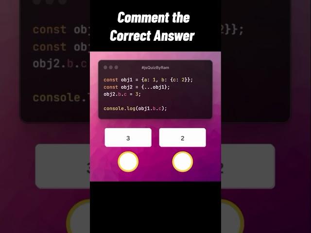 JavaScript tricky interview Questions #js #shorts #css #reactjs