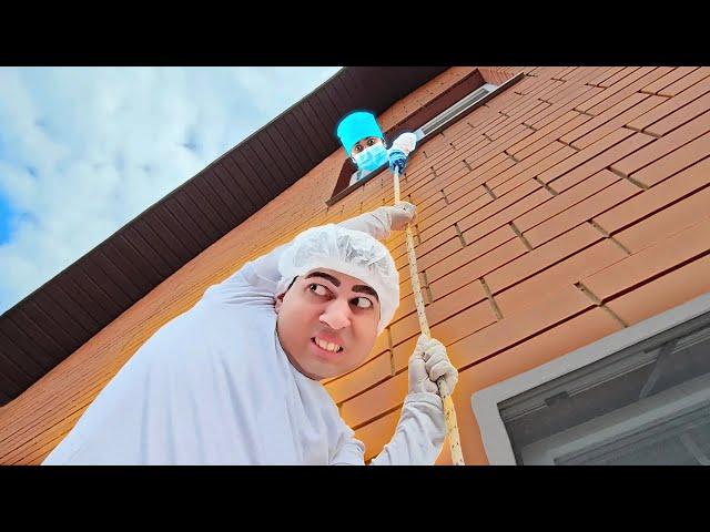 "ПОБЕГ ИЗ БОЛЬНИЦЫ" (часть 2). Сериал: Алик и его странная семейка - СЕРИЯ 43