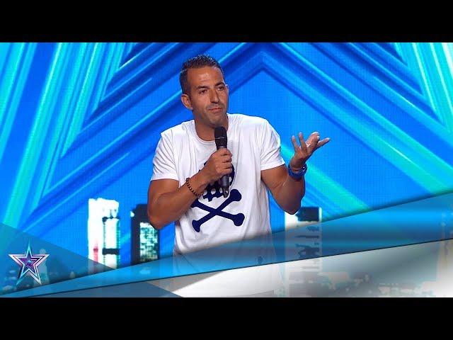 His OFFBEAT Sense of HUMOR Makes the Judges LAUGH!  | Auditions 8 | Spain's Got Talent Season 5