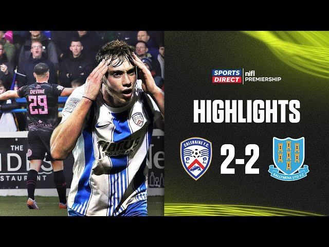 Bannsiders comeback to draw! | Coleraine 2-2 Ballymena United | #sportsdirectprem