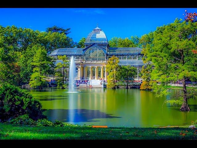 A Walk Around Retiro Park, Madrid, Spain