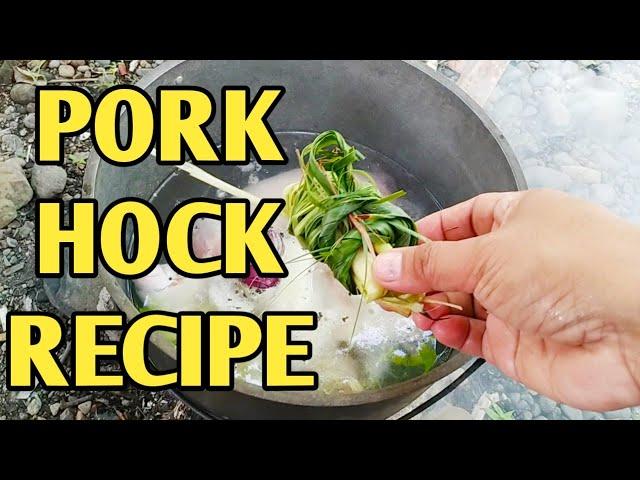 HOW TO COOK PORK HOCK SOUP WITH LEMON GRASS