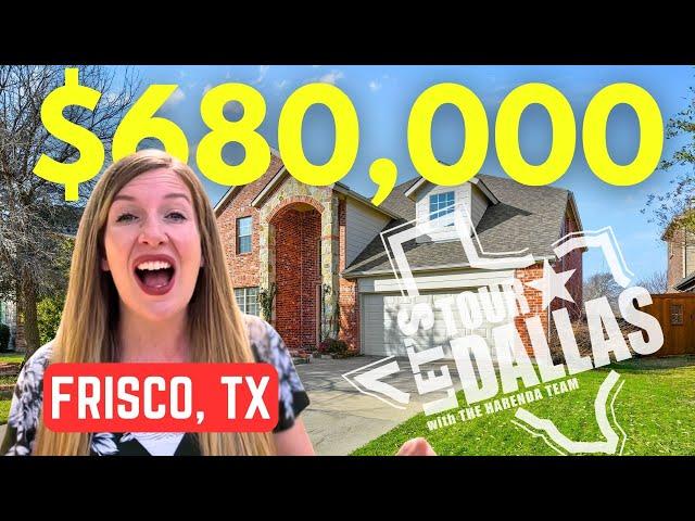 Tour this BEAUTIFUL home under $700k in FRISCO, TX | Dallas, TX Suburbs | living in Frisco, TX