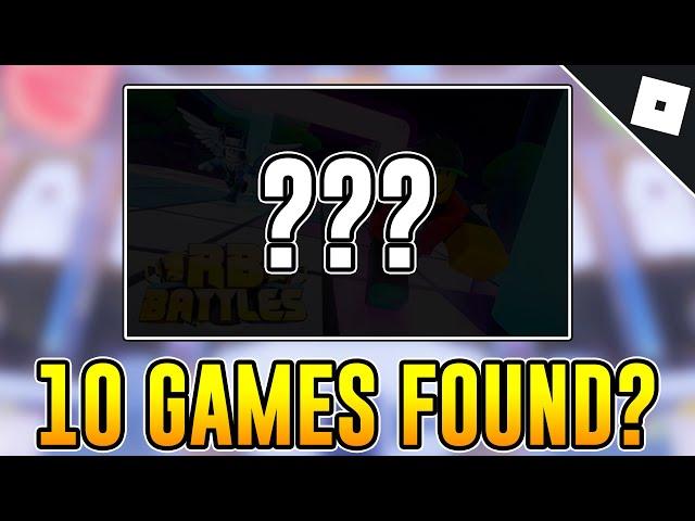 10 POSSIBLE EGG HUNT 2021 EVENT GAMES FOUND?! | Roblox