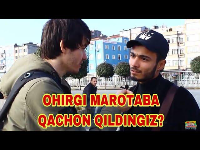 Ohirgi Martta Qachon qildingiz? - "Yo'lda savol javob" Nodir TV