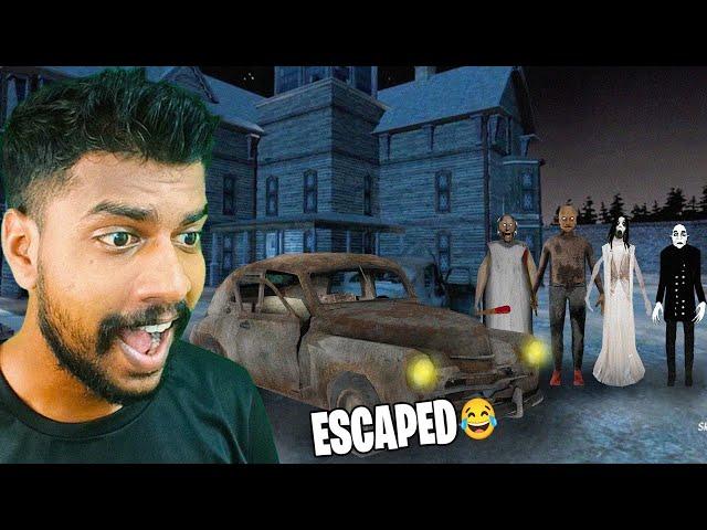 Epic Car Escape From Granny's House  !! Granny 4 Malayalam Gameplay