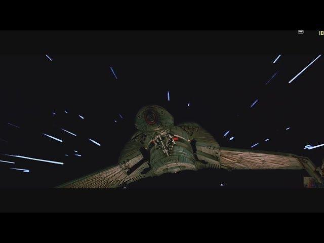 Star Trek V: Bird of Prey Attacks Shuttlecraft & Enterprise HD (What Happens When ILM is NOT used)