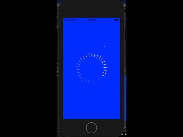 iOS App with CALayer CAReplicateLayer DemoApp with Basic Animation.