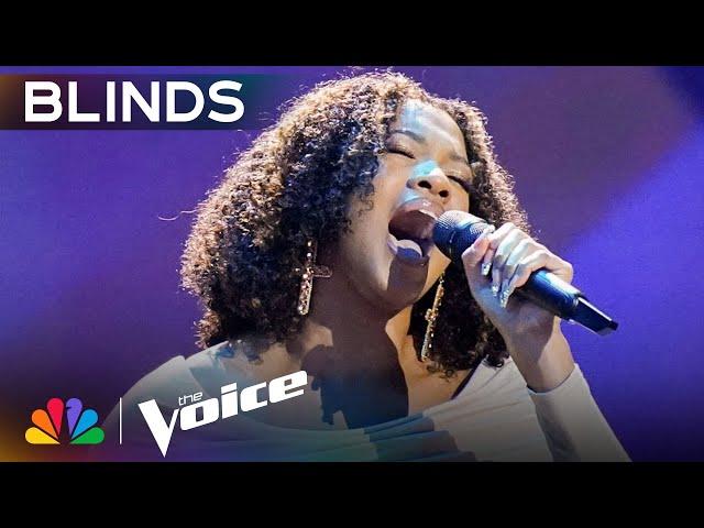 Aliyah Khaylyn Blows The Coaches Away With "Love and War" | The Voice Blind Auditions | NBC