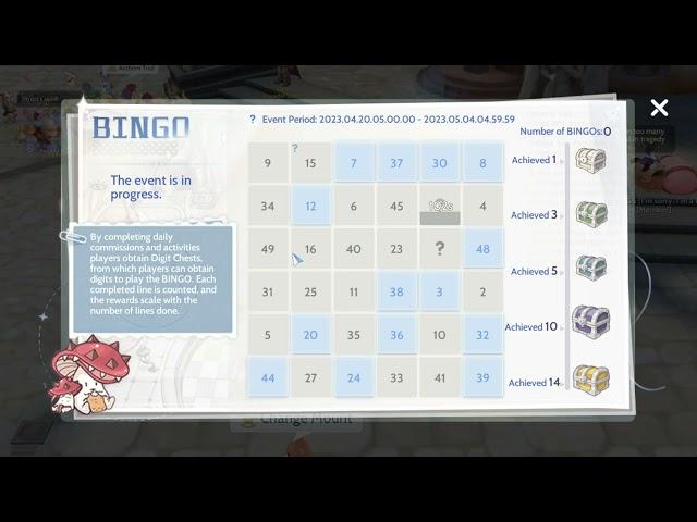 How to Play Bingo and Trade Event - Ragnarok Origin Global