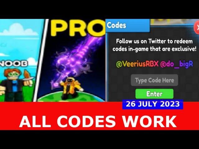 *ALL CODES WORK* Sword Clicker ROBLOX | July 26, 2023