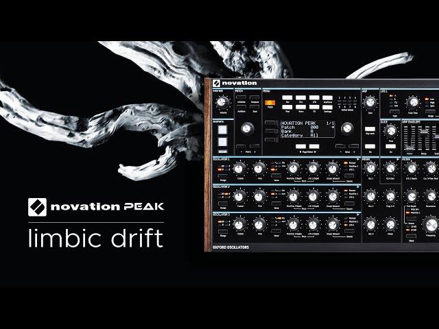 Novation Peak - "Limbic Drift" (No Talking Demo): Sound Pack for Ambient and Techno