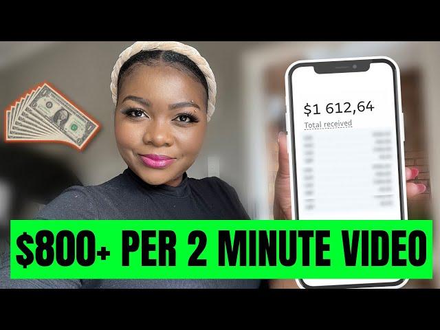 Make $800+ Per Video With a SECRET WEBSITE (2023) -  Available Worldwide