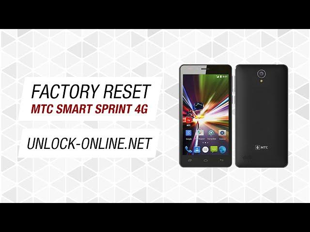 Сброс до заводских настроек МТС SMART Sprint 4G (hard reset, factory reset)