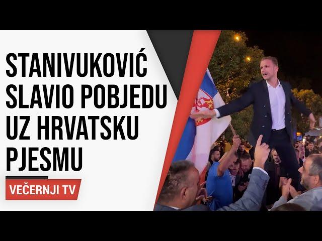 Draško Stanivuković uz hrvatsku pjesmu slavio pobjedu u Banja Luci