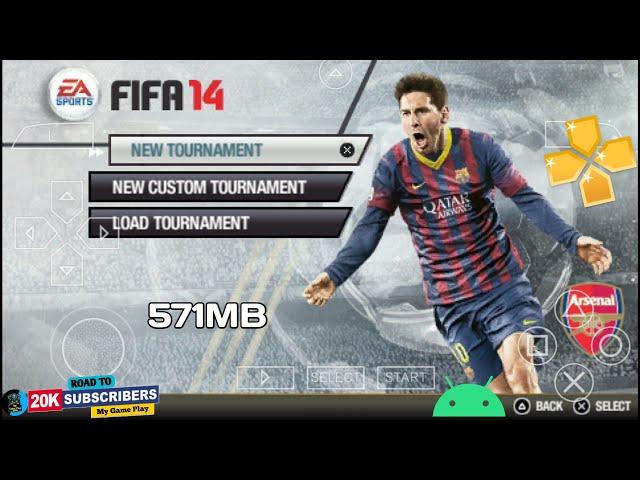 FIFA 14 PSP Game For PPSSPP Emulator On Android Device | England Turnament Gameplay @mygameplay6208