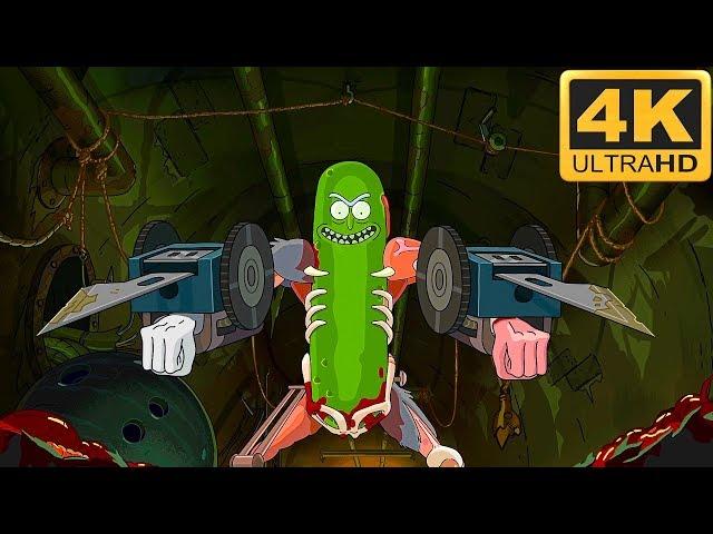 Огурчик Рик создаёт экзоскелет. Рик и Морти 3 сезон. Rick and Morty S03E03 Pickle Rick 4K