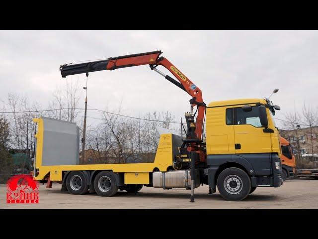 ПЕРЕОБОРУДОВАНИЕ В  НИЗКОРАМНЫЙ ГРУЗОВОЙ ЭВАКУАТОР - MAN TGX ОТ "КУЛАК-СЕРВИС"