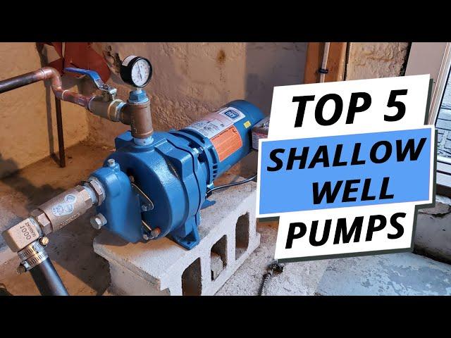 Top 5 Best Shallow Well Pumps You Can Buy Right Now [2025]